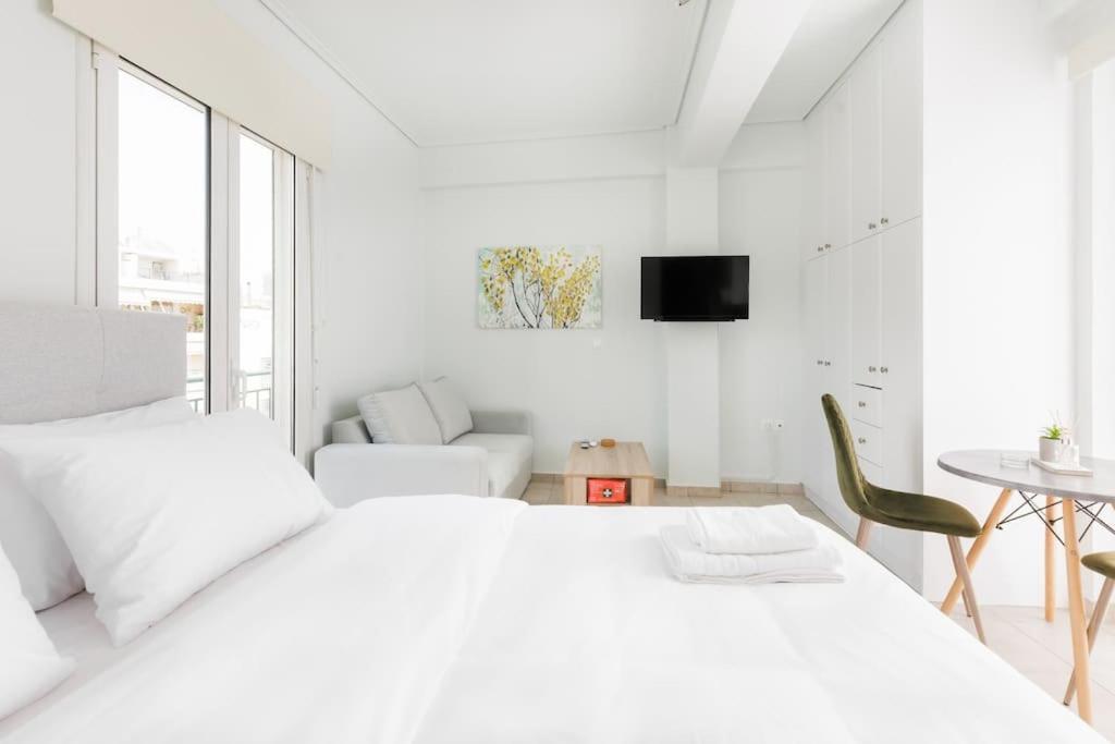 Adorable Sunny Studio With Private Balcony I Atenas Exterior foto